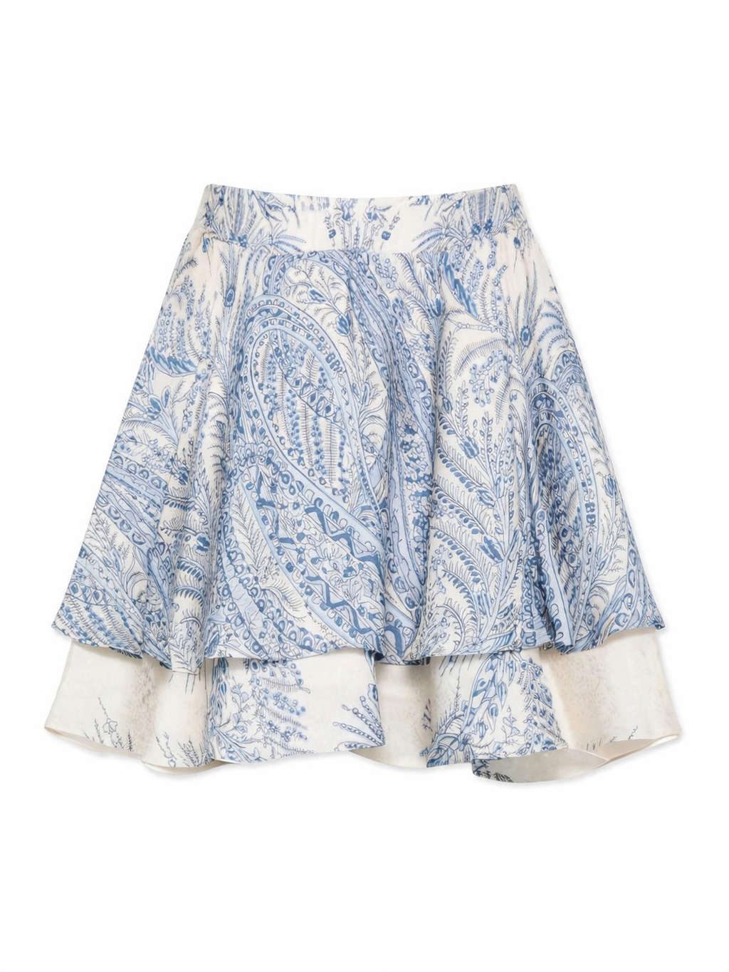 Gonna per bambina Etro Kids azzurra con stampa grafica Paisley GY7A10 S0221 106CE ETRO KIDS 