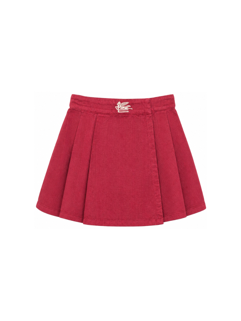 Gonna per bambina Etro Kids rossa con ricamo Pegaso sul davanti GZ7A20 G0219 52C ETRO KIDS 