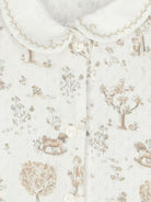 Tutina per neonati Tartine Et Chocolat bianca con stampa grafica all-over CC54040 13 TArtine & Chocolat KIDS 
