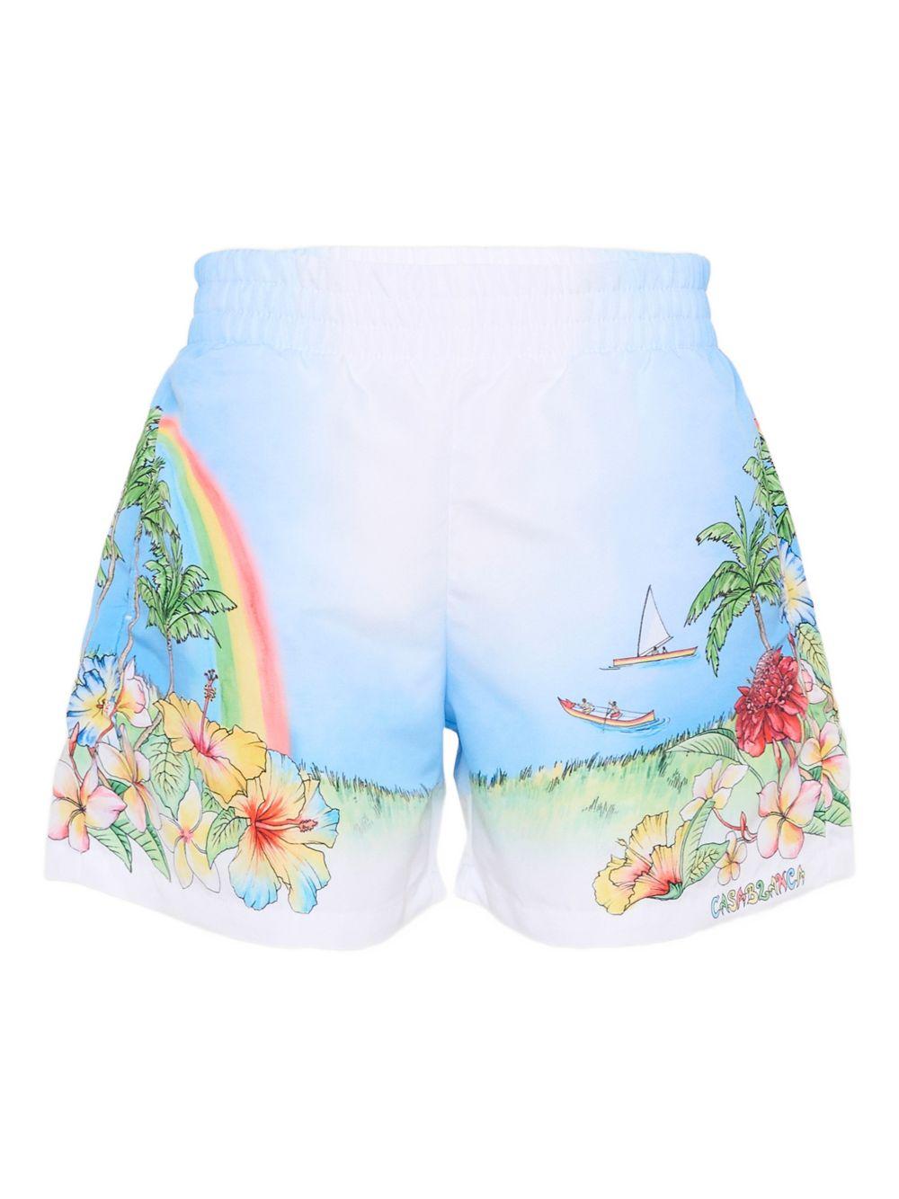Costume per bambino Casablanca Kids blu con stampa fiori KSP26TR06302 ALOHA CASABLANCA KIDS 