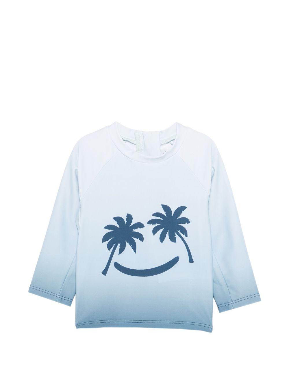 T-shirt anti UV per neonato Molo azzurra a maniche lunghe 8S26P203 5226 MOLO KIDS 