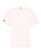 T-shirt per bambino MC2 St. Barth Kids bianca con stampa grafica sul davanti EDD0001 01947L MC2 ST. BARTH KIDS 