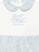 Tutina e bavaglino per neonato ETRO KIDS bianchi con stampa paisley (2 pezzi) GYB550 Z3771 602 ETRO KIDS 