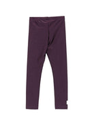 Leggins per bambina Douuod Kids viola con logo applicato sul lato DY6A20 J0331 558 DOUUOD KIDS 