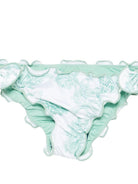 Costume per bambina MC2 Saint Barth Kids verde con stampa floreale CRIS001 00649L MC2 ST. BARTH KIDS 
