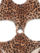Costume da bagno per bambina MC2 Saint Barth Kids animalier con dettaglio anello LAU0005 00049L MC2 ST. BARTH KIDS 