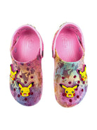 Clog per bambina Crocs Kids x Pokémon rosa con dettagli Pikachu 211229 MLT CROCS KIDS 