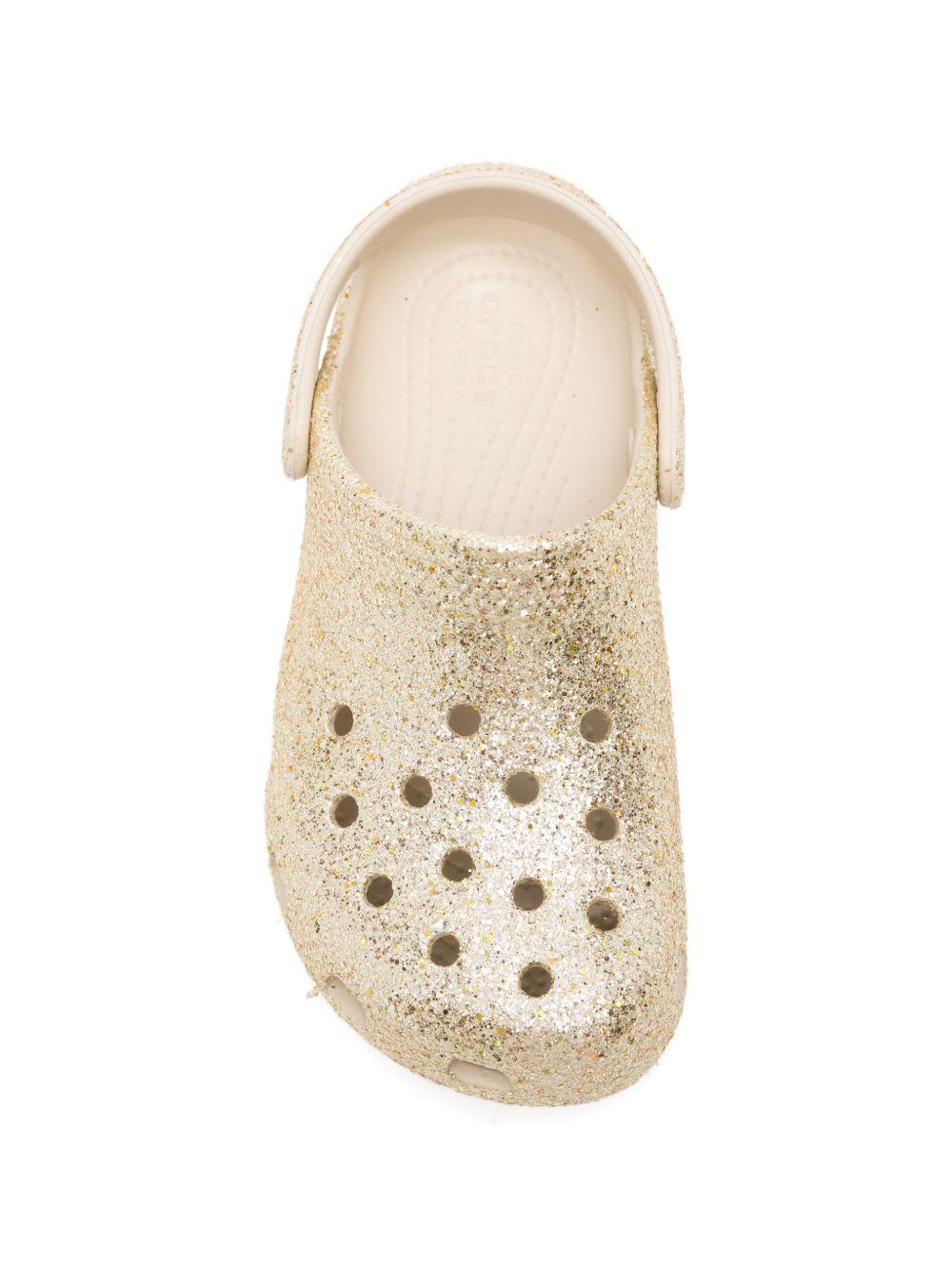 Ciabatte per bambina Crocs Kids oro con design glitterato 211939 SDST CROCS KIDS 