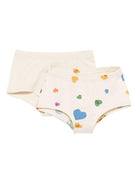 Set di due slip Jemma per bambina beige con diverse fantasie 2S26Q601 9499 MOLO KIDS 