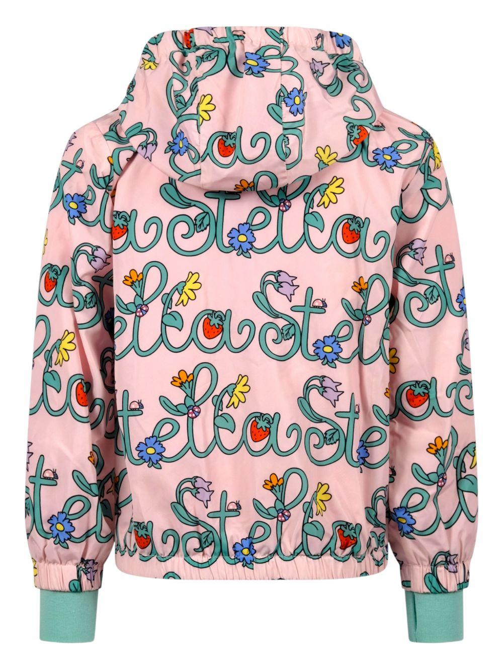 Giacca per bambina Stella McCartney Kids rosa con stampa all-over TY2A07 Z3426 51RMC STELLA McCARTNEY KIDS 