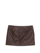 Gonna per bambina Pinko Kids marrone con zip KFGO013CPE021 6024 PINKO KIDS 