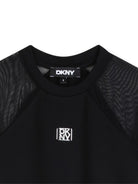 Abito per bambina  Dkny Kids nero a trapezio D62627 09B DKNY KIDS 