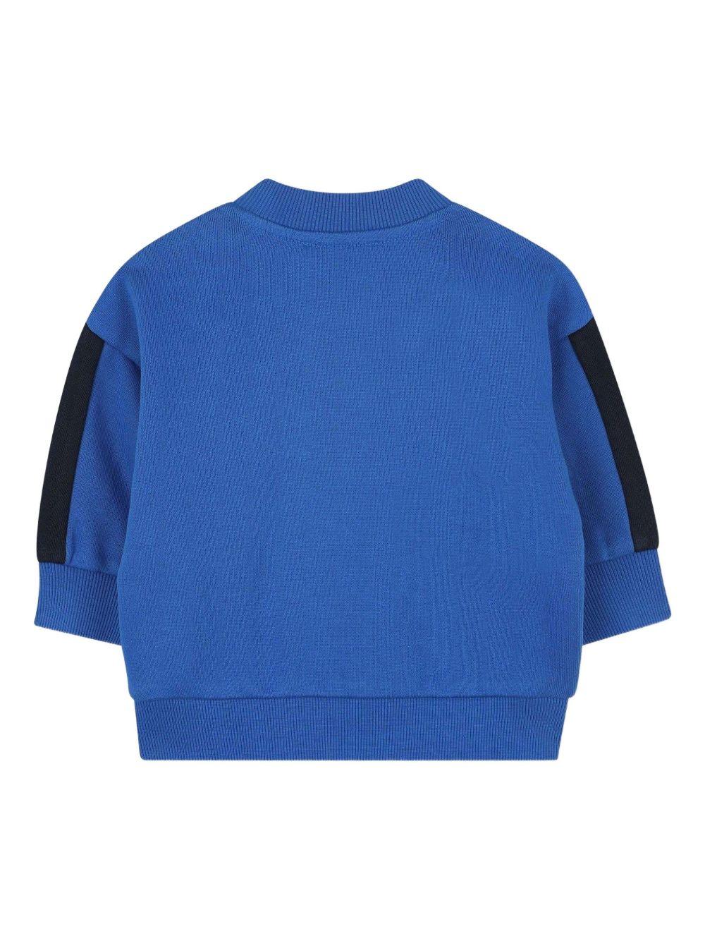 Set tuta sportiva per neonato Kenzo Kids blu con design stampa K61291 871 KENZO KIDS 