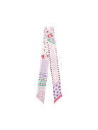 Foulard per bambina Monnalisa rosa con stampa floreale 19G014 7074 0090 MONNALISA KIDS 