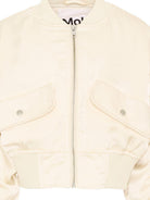 Giubbino per bambina Molo beige con chiusura a zip 5S26M401 5645 MOLO KIDS 
