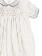 Tutina per neonato La Stupenderia grigio chiaro con dettagli azzurri 2CBPG51 D12 LA STUPENDERIA KIDS 