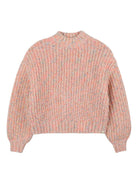 Maglione per bambina Billieblush rosa con collo alto U21213 408 BILLIEBLUSH 