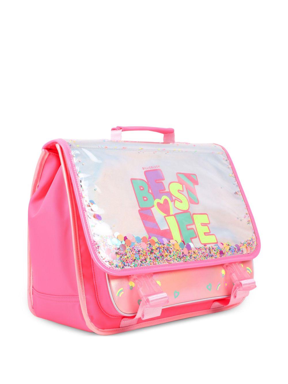 Zaino per bambina Billieblush rosa con dettaglio confetti U22051 Z41 BILLIEBLUSH 