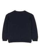 Cardigan per neonato Il Gufo blu con bottoni e bordo a contrasto P25GF427EM109 4910 IL GUFO 