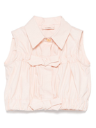 Camicia per neonata Elisabetta Franchi La Mia Bambina rosa con applicazione EGCA0410CA235 C036 ElISABETTA FRANCHI 