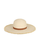 Cappello estivo per bambina Michael Kors Kids beige con frange R30627 117 MICHAEL KORS KIDS 