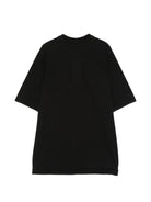 T-shirt Jumbo per bambino Rick Owens Kids nera a girocollo BG01F3274RNP 09 RICK OWENS KIDS 