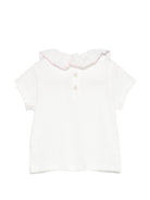 T-shirt per neonata Douuod Kids bianca con ruches DY8011 Z3708 101 DOUUOD KIDS 