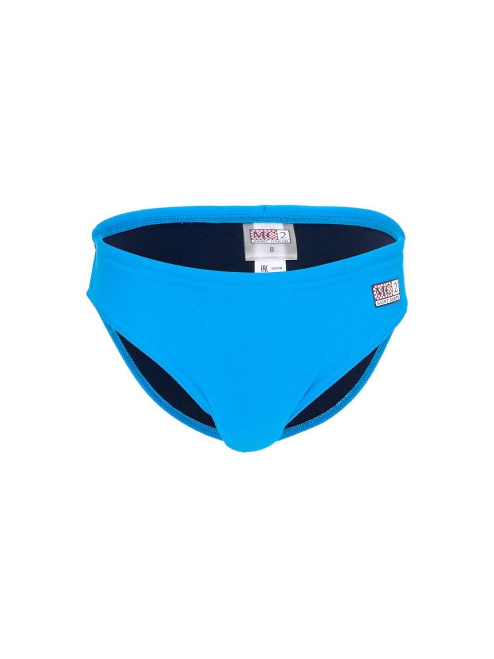 Costume da bagno per bambino MC2 Saint Barth Kids azzurro con logo BIL0001 00725L MC2 ST. BARTH KIDS 