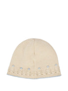 Berretto per neonati Paz Rodrìguez beige con lavorazione in rilievo 040-123090 7380 H94 PaZ RODRIGUEZ KIDS 