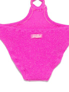 Costume per bambina MC2 Saint Barth Kids fucsia con dettaglio ad anello LAU0001 02942L MC2 ST. BARTH KIDS 