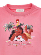 Felpa per bambina Monnalisa x Disney rosa con stampa Oceania 19H629 8006 0093 MONNALISA KIDS 