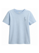 T-shirt per bambino Polo Ralph Lauren Kids azzurra con caratteristico motivo Polo Pony 322832907 505 Ralph Lauren kids 