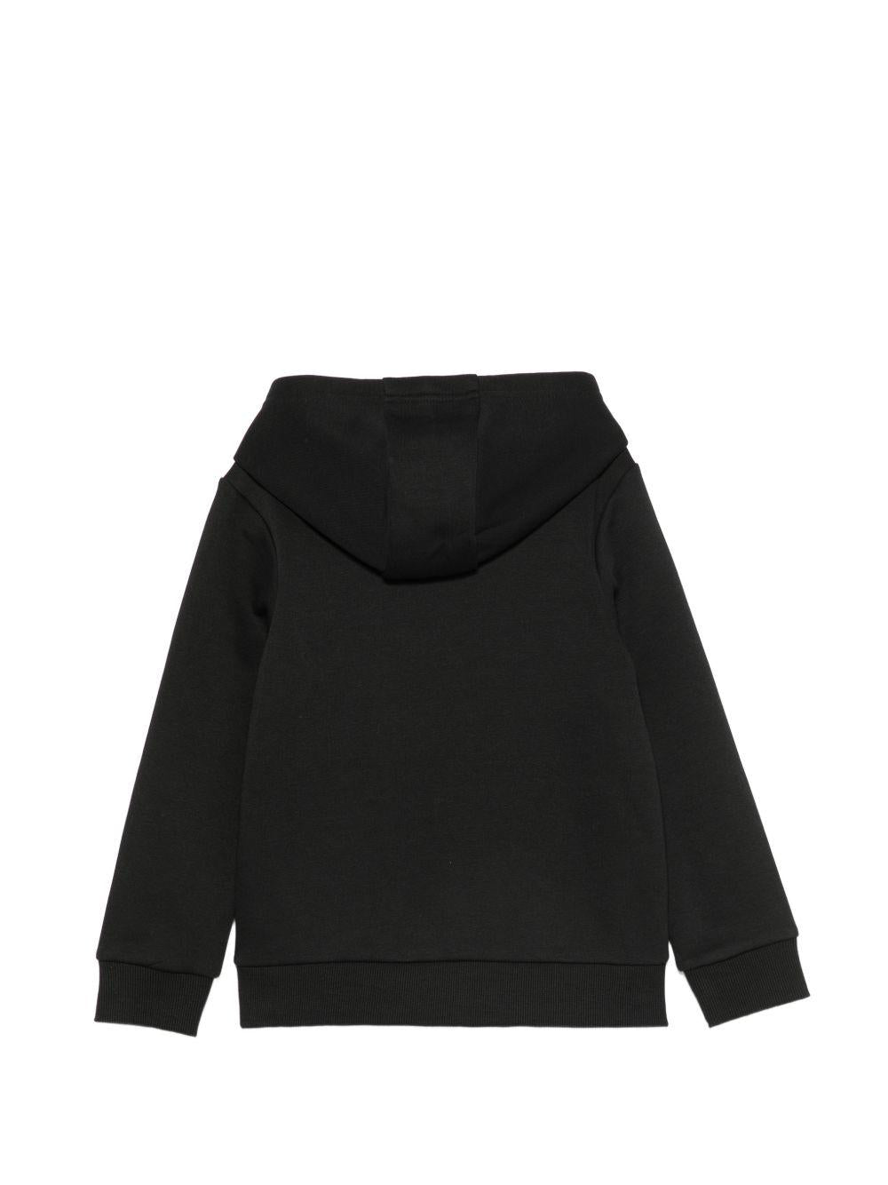 Felpa per bambino Timberland Kids nera con stampa logo sul davanti T60975 09B TIMBERLAND KIDS 