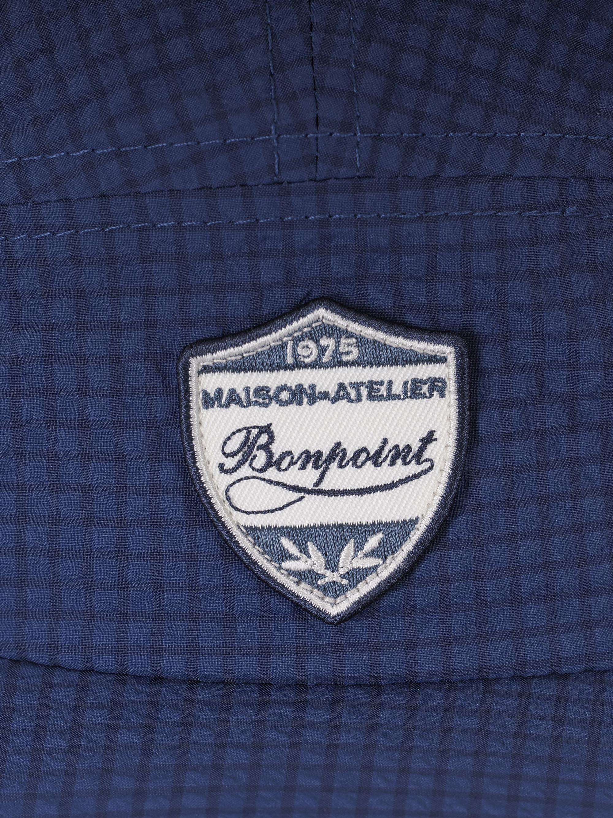 Cappello per bambino Bonpoint blu con finitura in rilievo C06BACW00001 073 BONPOINT 