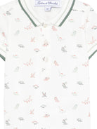 T-shirt per neonato Tartine Et Chocolat bianca con stampa grafica dinosauri all-over CC11051 13 TArtine & Chocolat KIDS 