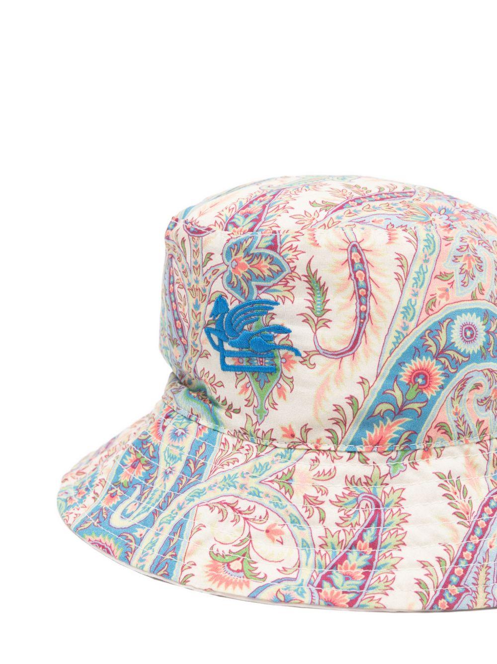 Cappello per bambino Etro Kids multicolore con ricamo Pegaso sul davanti GY0Q38 M0081 107MC ETRO KIDS 