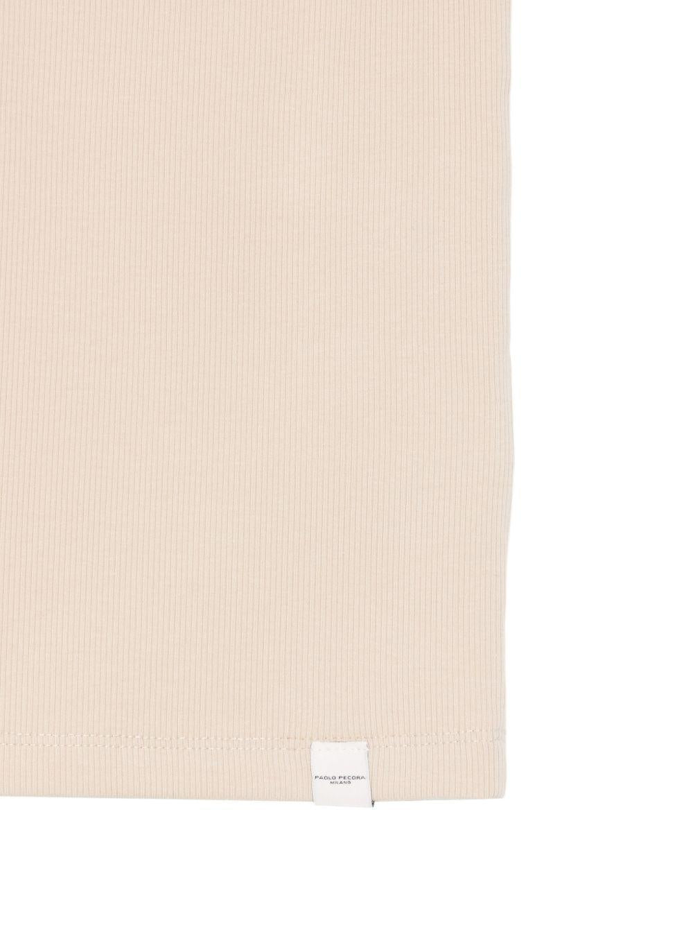 Canotta per bambino Paolo Pecora Kids beige con design a coste PP4269 SABBIA PAOLO PECORA KIDS 