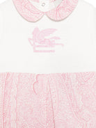 Tutina e bavaglino per neonata ETRO KIDS bianchi con stampa paisley (2 pezzi) GYB550 Z3771 502 ETRO KIDS 