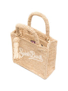 Borsa tote Vanity mini MC2 Saint Barth beige con dettaglio nappina VAMI004 00222L MC2 ST. BARTH KIDS 