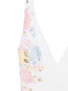 Costume intero per donna MC2 Saint Barth bianco con stampa floreale MAVI001 03508L MC2 ST. BARTH 
