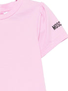 Set t-shirt e salopette per neonata Moschino Kids multicolore con Teddy ricamato sul davanti MDG01QL0E34 40646 MOSCHINO KIDS 