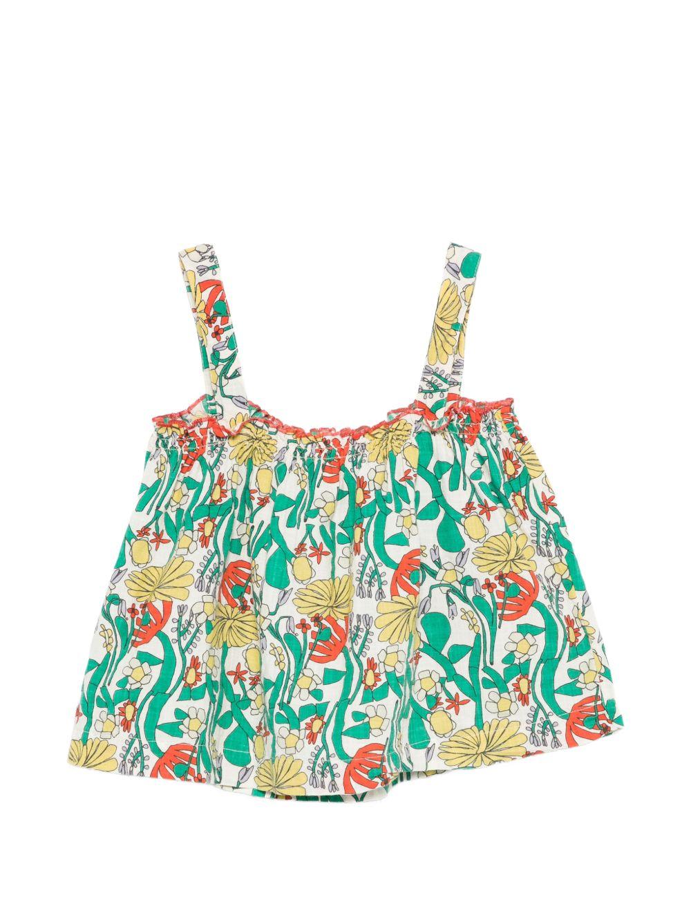 Top per bambina Bobo Choses multicolore con stampa floreale B126AC030 199 BOBO CHOSES KIDS 