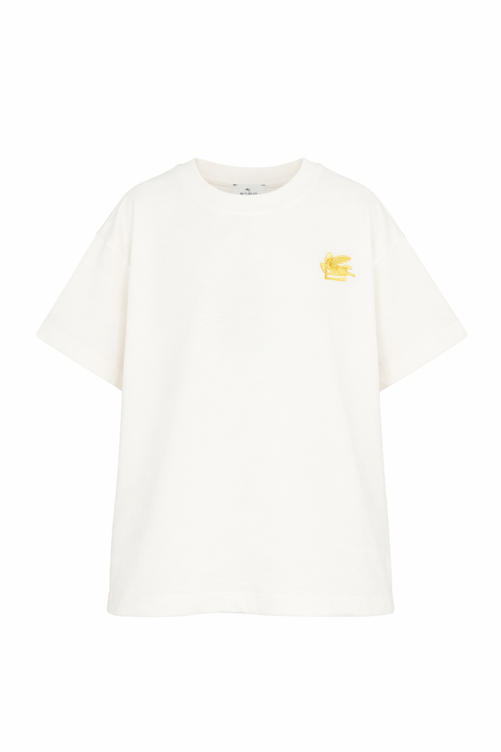 T-shirt per bambino Etro Kids bianca con logo ricamato GY8P91 Z3672 102 ETRO KIDS 