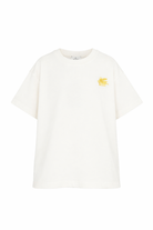 T-shirt per bambino Etro Kids bianca con logo ricamato GY8P91 Z3672 102 ETRO KIDS 