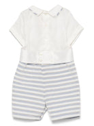 Tutina per neonato La Stupenderia bianco con inserti CBPG51 S11 LA STUPENDERIA KIDS 