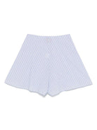 Shorts per donna Merci azzurro a righe P377P VAR.1 MERCI 