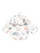 Giubbino Harpo per neonati Molo bianco con stampa animali all-over 5W25M318 9437 MOLO 