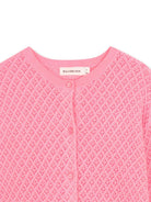 Cardigan per bambina Billieblush rosa con texture traforata U21911 499 BILLIEBLUSH KIDS 