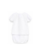 Set due pezzi per neonati Paz Rodriguez bianchi con dettaglio bottone 103-123690 01 PaZ RODRIGUEZ KIDS 
