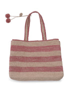 Borsa per bambina Bonpoint rosa con scritta ricamata C06GBAW00001 221 BONPOINT 